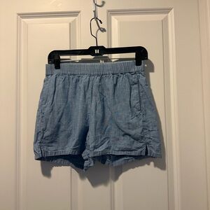 Madewell Light Blue High Waist Shorts